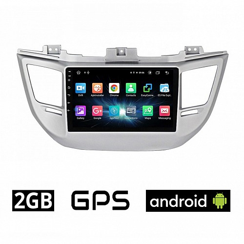 CAMERA + HYUNDAI TUCSON 2015-2019 Android οθόνη αυτοκίνητου με GPS WI-FI 2GB (ηχοσύστημα αφής 9" ιντσών OEM Youtube Playstore MP3 USB Radio Bluetooth Mirrorlink εργοστασιακή, 4x60W, AUX) 5427
