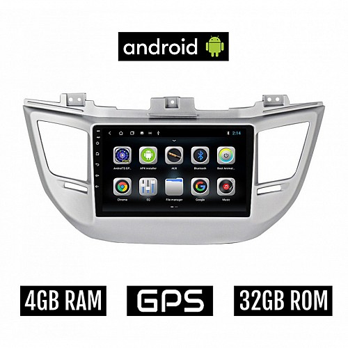 CAMERA + HYUNDAI TUCSON 2015-2019 Android οθόνη αυτοκίνητου με GPS WI-FI 4GB (ηχοσύστημα αφής 9" ιντσών OEM Youtube Playstore MP3 USB Radio Bluetooth Mirrorlink εργοστασιακή, 4x60W, AUX) 5428