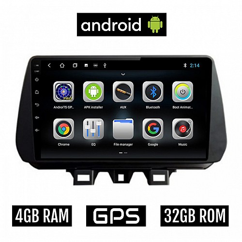 CAMERA + HYUNDAI TUCSON 2019 Android οθόνη αυτοκίνητου 4GB με GPS WI-FI (ηχοσύστημα αφής 9" ιντσών OEM Youtube Playstore MP3 USB Radio Bluetooth Mirrorlink εργοστασιακή, 4x60W, AUX)