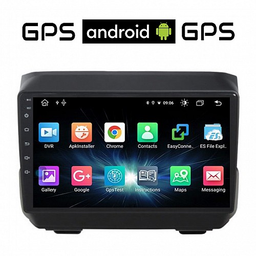 CAMERA + JEEP WRANGLER 2007-2017 Android οθόνη αυτοκίνητου με GPS WI-FI (ηχοσύστημα αφής 9" ιντσών OEM Youtube Playstore MP3 USB Radio Bluetooth Mirrorlink εργοστασιακή, 4x60W, AUX)