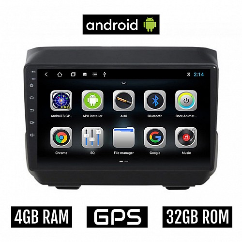 CAMERA + JEEP WRANGLER 2007-2017 Android οθόνη αυτοκίνητου 4GB με GPS WI-FI (ηχοσύστημα αφής 9" ιντσών OEM Youtube Playstore MP3 USB Radio Bluetooth Mirrorlink εργοστασιακή, 4x60W, AUX)