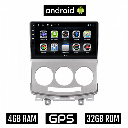 CAMERA + MAZDA 5 2004-2010 Android οθόνη αυτοκίνητου 4GB με GPS WI-FI (ηχοσύστημα αφής 9" ιντσών OEM Youtube Playstore MP3 USB Radio Bluetooth Mirrorlink εργοστασιακή, 4x60W, AUX)