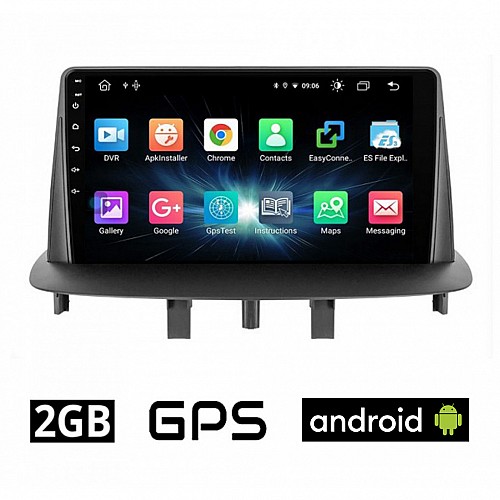CAMERA + RENAULT MEGANE 3 (2009-2014) Android οθόνη αυτοκίνητου 2GB με GPS WI-FI (ηχοσύστημα αφής 9" ιντσών OEM Youtube Playstore MP3 USB Radio Bluetooth Mirrorlink εργοστασιακή, 4x60W, AUX) 5563