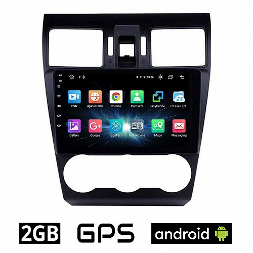 CAMERA + SUBARU IMPREZA (μετά το 2013) Android οθόνη αυτοκίνητου 2GB με GPS WI-FI (ηχοσύστημα αφής 9" ιντσών OEM Youtube Playstore MP3 USB Radio Bluetooth Mirrorlink εργοστασιακή, 4x60W, AUX)