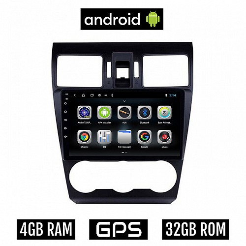 CAMERA + SUBARU FORESTER (μετά το 2013) Android οθόνη αυτοκίνητου 4GB με GPS WI-FI (ηχοσύστημα αφής 9" ιντσών OEM Youtube Playstore MP3 USB Radio Bluetooth Mirrorlink εργοστασιακή, 4x60W, AUX) 5605