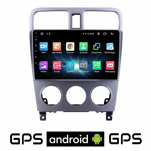 CAMERA + SUBARU FORESTER (2002-2008) Android οθόνη αυτοκίνητου με GPS WI-FI (ηχοσύστημα αφής 9" ιντσών OEM Youtube Playstore MP3 USB Radio Bluetooth Mirrorlink εργοστασιακή, 4x60W, AUX) 5606