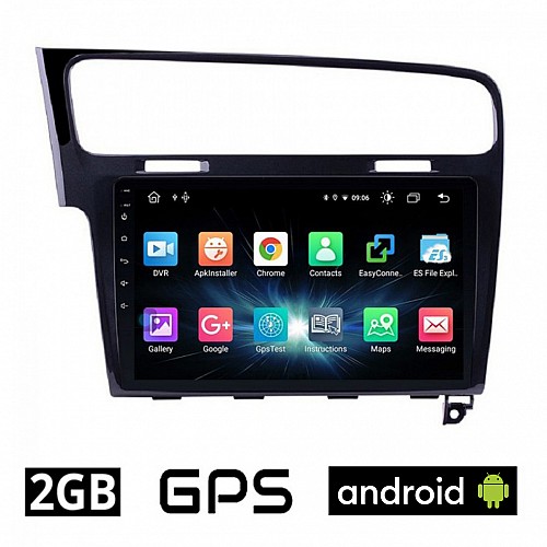 CAMERA + VOLKSWAGEN GOLF 7 (μετά το 2013) VW Android οθόνη αυτοκίνητου 2GB με GPS WI-FI (ηχοσύστημα αφής 10" ιντσών OEM Youtube Playstore MP3 USB Radio Bluetooth Mirrorlink εργοστασιακή, 4 x 60W, AUX, μαύρο)  5670
