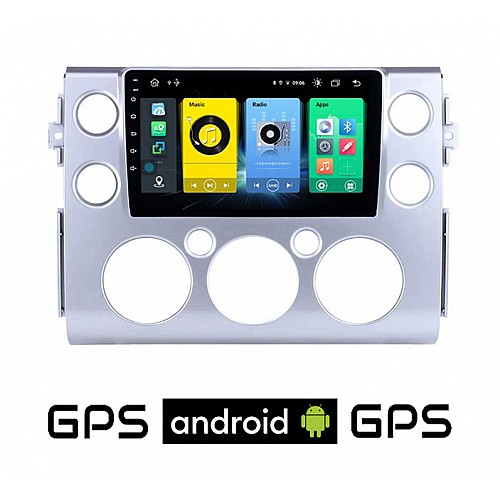 TOYOTA FJ CRUISER (2007 - 2013) Android οθόνη αυτοκίνητου με GPS WI-FI (ηχοσύστημα αφής 9" ιντσών OEM Youtube Playstore MP3 USB Radio Bluetooth Mirrorlink εργοστασιακή 4x60W πλοηγός)