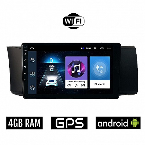 SUBARU BRZ (μετά το 2012) Android οθόνη αυτοκίνητου 4GB με GPS WI-FI (ηχοσύστημα αφής 9" ιντσών OEM Youtube Playstore MP3 USB Radio Bluetooth Mirrorlink εργοστασιακή, 4x60W, AUX)
