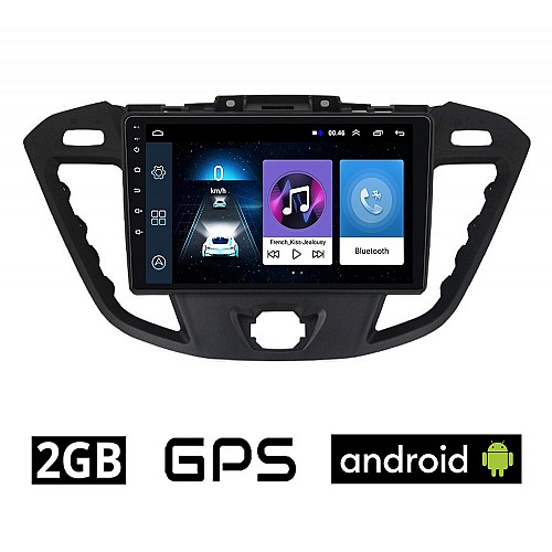 FORD TRANSIT CUSTOM (μετά το 2013) Android οθόνη αυτοκίνητου 2GB με GPS WI-FI (ηχοσύστημα αφής 9" ιντσών OEM Youtube Playstore MP3 USB Radio Bluetooth Mirrorlink εργοστασιακή, 4x60W, AUX) FO41-2GB