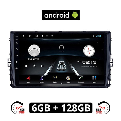 VOLKSWAGEN VW T-ROC (μετά το 2017) Android οθόνη αυτοκίνητου 6GB με GPS WI-FI (ηχοσύστημα αφής 9" ιντσών OEM Youtube Playstore MP3 USB Radio Bluetooth Mirrorlink εργοστασιακή, 4 x 60W, AUX)  VO28-6GB