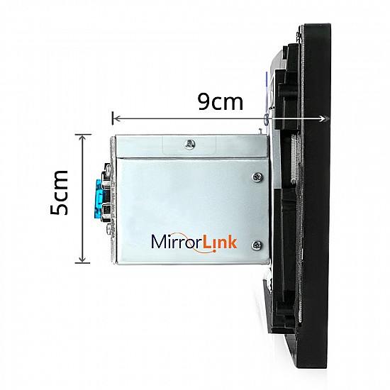 1-DIN 9" ιντσών USB MP3 Bluetooth Mirrorlink (Ελληνικό μενού multimedia οθόνη αφής MP5 ηχοσύστημα αυτοκινήτου 1DIN Universal 4x60 Watt) K-9804