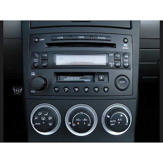 Πρόσοψη Nissan 350Z (2003 - 2010) 2-DIN πλαίσιο για ηχοσύστημα ή οθόνη αυτοκινήτου 2DIN φιλέτο 2 DIN 350Ζ
