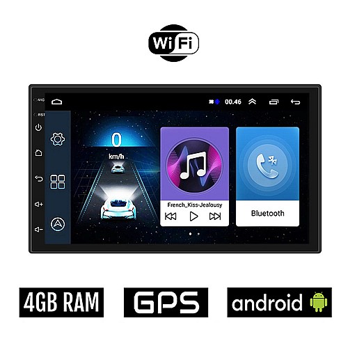 VOLKSWAGEN LUPO (1998-2005) VW Android οθόνη αυτοκίνητου 4GB με GPS WI-FI (ηχοσύστημα αφής 7" ιντσών OEM Youtube Playstore MP3 USB Radio Bluetooth εργοστασιακή, 4x60W, AUX)