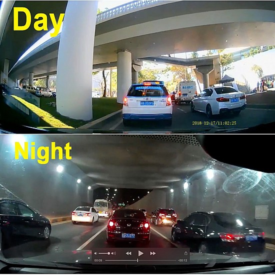 Οθόνη Καθρέπτης Αυτοκινήτου με Κάμερα Οπισθοπορείας Universal 1146-83