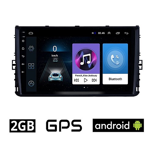 VOLKSWAGEN VW T-ROC (μετά το 2017) Android οθόνη αυτοκίνητου 2GB με GPS WI-FI (ηχοσύστημα αφής 9" ιντσών OEM Youtube Playstore MP3 USB Radio Bluetooth Mirrorlink εργοστασιακή, 4x60W, AUX) VO28-2GB