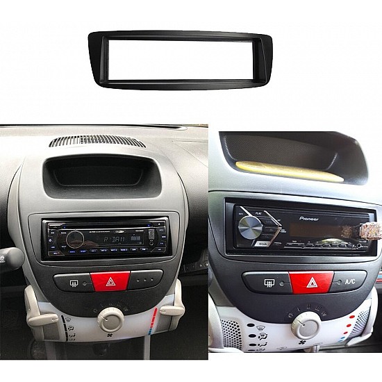 Πρόσοψη Citroen C1 Peugeot 1007 107 Toyota Aygo (1-DIN πλαίσιο για ηχοσύστημα ή ραδιόφωνο αυτοκινήτου 1DIN φιλέτο 1 DIN)