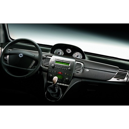 Πρόσοψη Lancia Ypsilon 2003 - 2007 Light grey (2-DIN πλαίσιο για ηχοσύστημα ή οθόνη αυτοκινήτου 2DIN φιλέτο 2 DIN)
