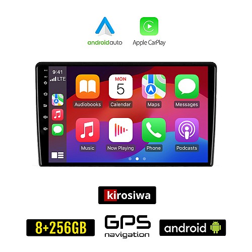 KIROSIWA KIA CEED (2009 - 2012) Android οθόνη αυτοκίνητου 8GB + 256GB με GPS WI-FI (ηχοσύστημα αφής 9" ιντσών OEM Android Auto Apple Carplay Youtube Playstore MP3 USB Radio Bluetooth Mirrorlink εργοστασιακή, 4x60W, AUX)