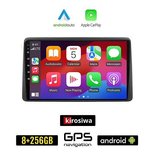 KIROSIWA NISSAN NAVARA D22 (1998-2004) Android οθόνη αυτοκίνητου 8GB + 256GB με GPS WI-FI (ηχοσύστημα αφής 10" ιντσών Android Auto Apple Carplay Youtube Playstore MP3 USB Radio Bluetooth Mirrorlink εργοστασιακή, 4x60W, AUX)